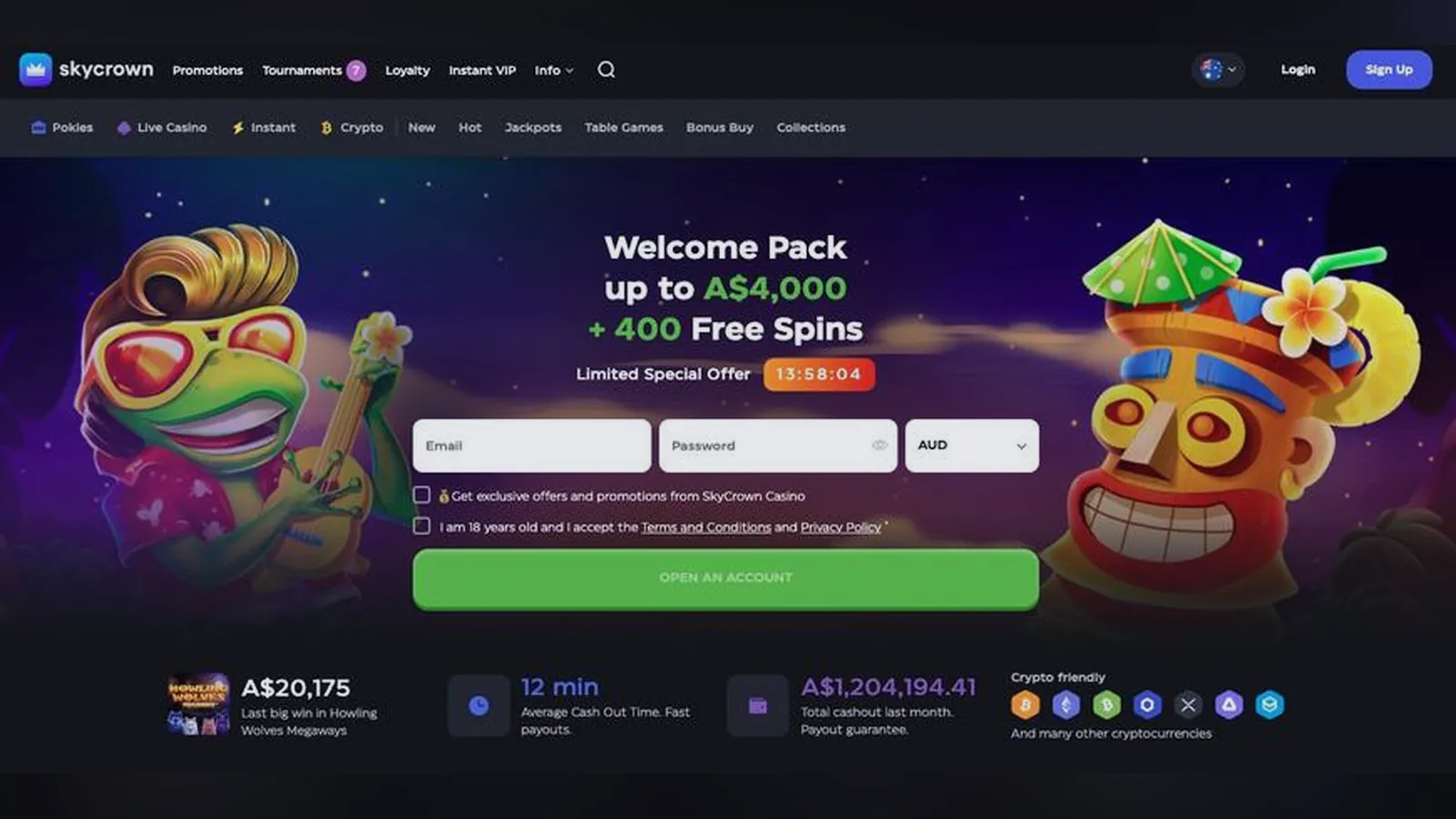 Skycrown no-deposit bonus — what's real, what's hype
